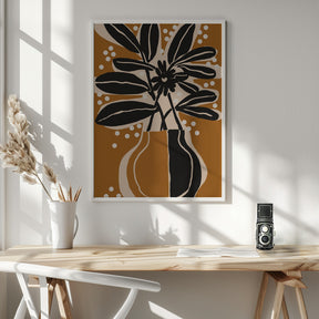 Ochre still life no6 Poster