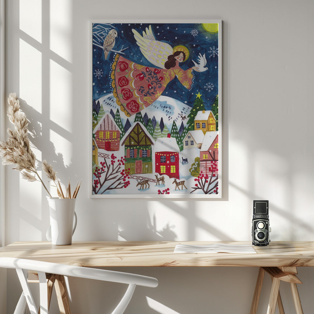 Angel of Peace Portrait Poster