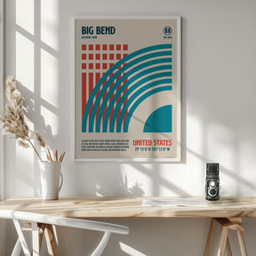 Big Bend National Park Travel Poster Poster