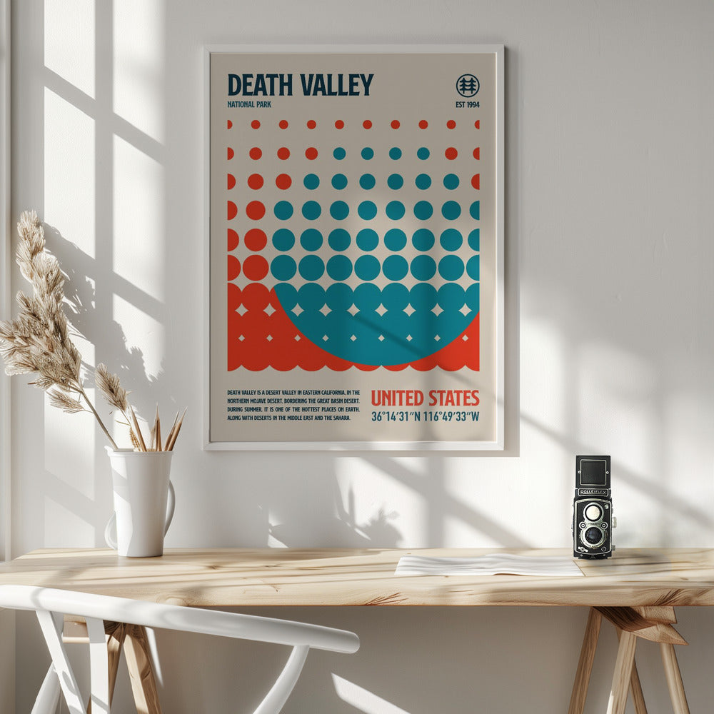 Death Valley National Park Travel Poster Poster