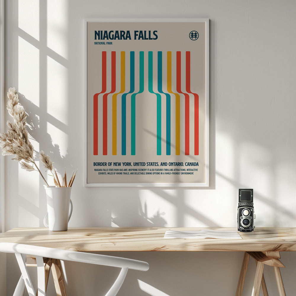 Niagara Falls National Park Travel Poster Poster