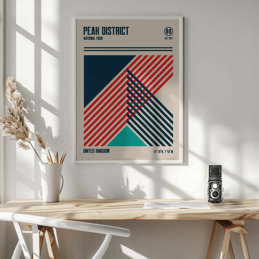 Peak District National Park Travel Poster Poster