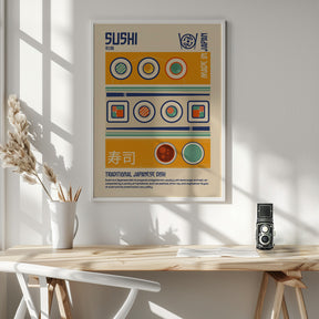 Sushi Japanese Food Print Poster