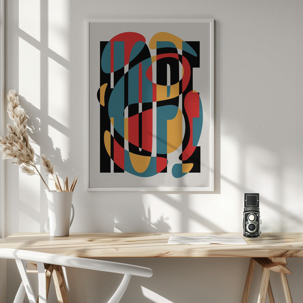 Hope Abstract Design Poster