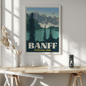 Banff National Park Travel Print Poster