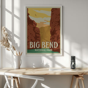 Big Bend National Park Travel Print Poster