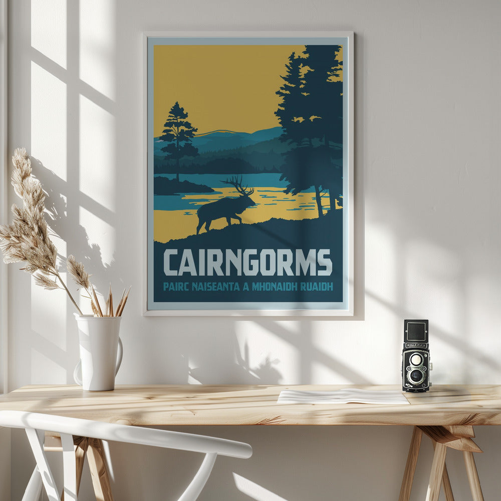 Cairngorms National Park Travel Print Poster