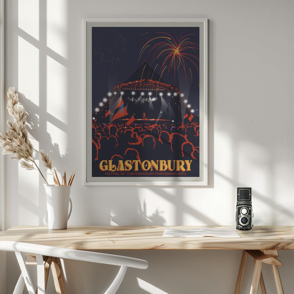 Glastonbury Festival Print Poster