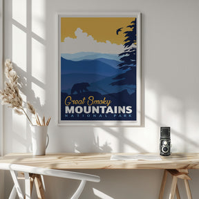 Great Smoky National Park Travel Print Poster