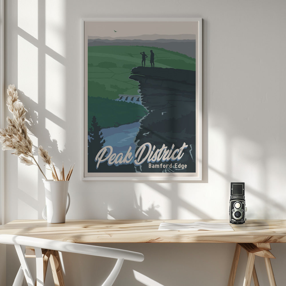 Peak District National Park Travel Print Poster