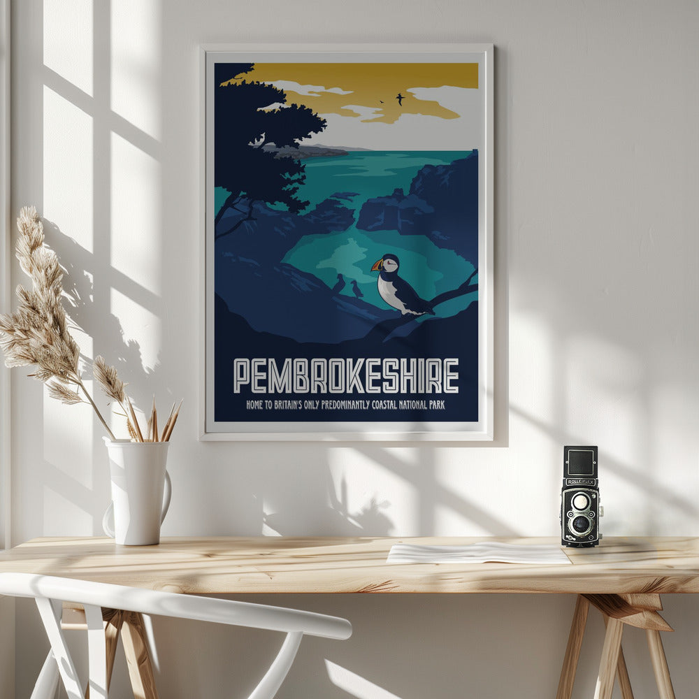 Pembrokeshire Travel Print Poster