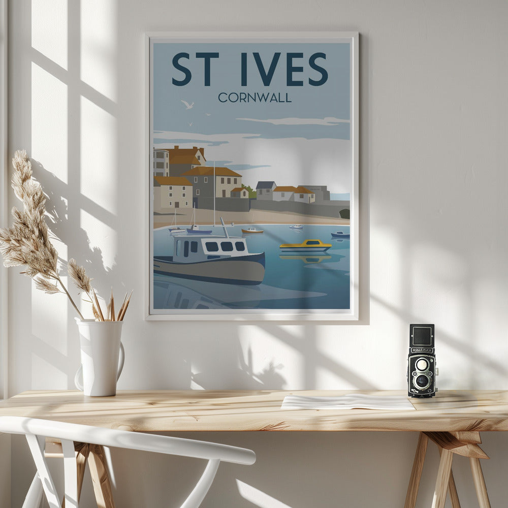 St Ives Travel Print Poster