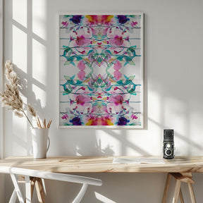 Watercolor Wildflower Poster