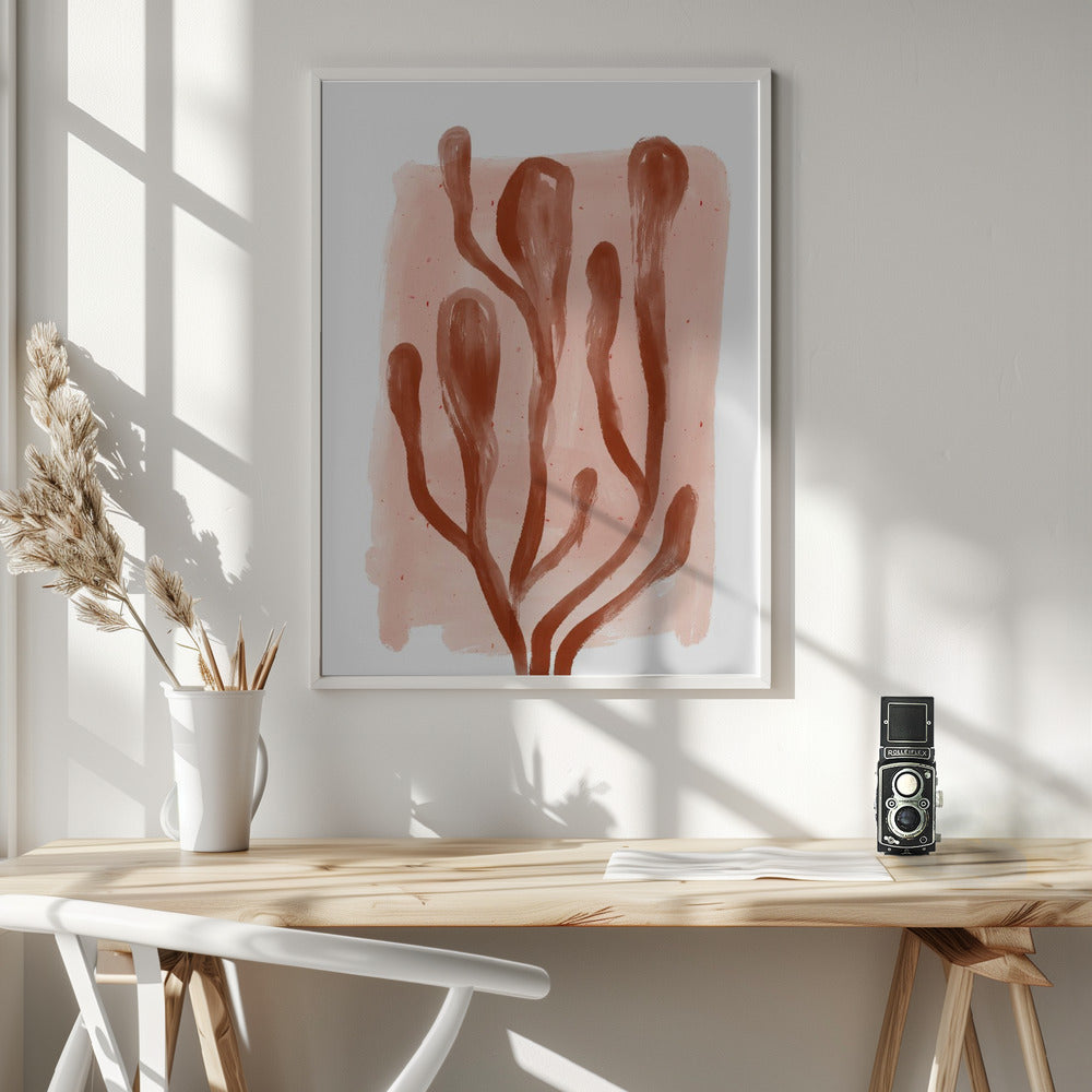 Brown Corals Poster