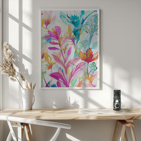 Floral Burst Poster