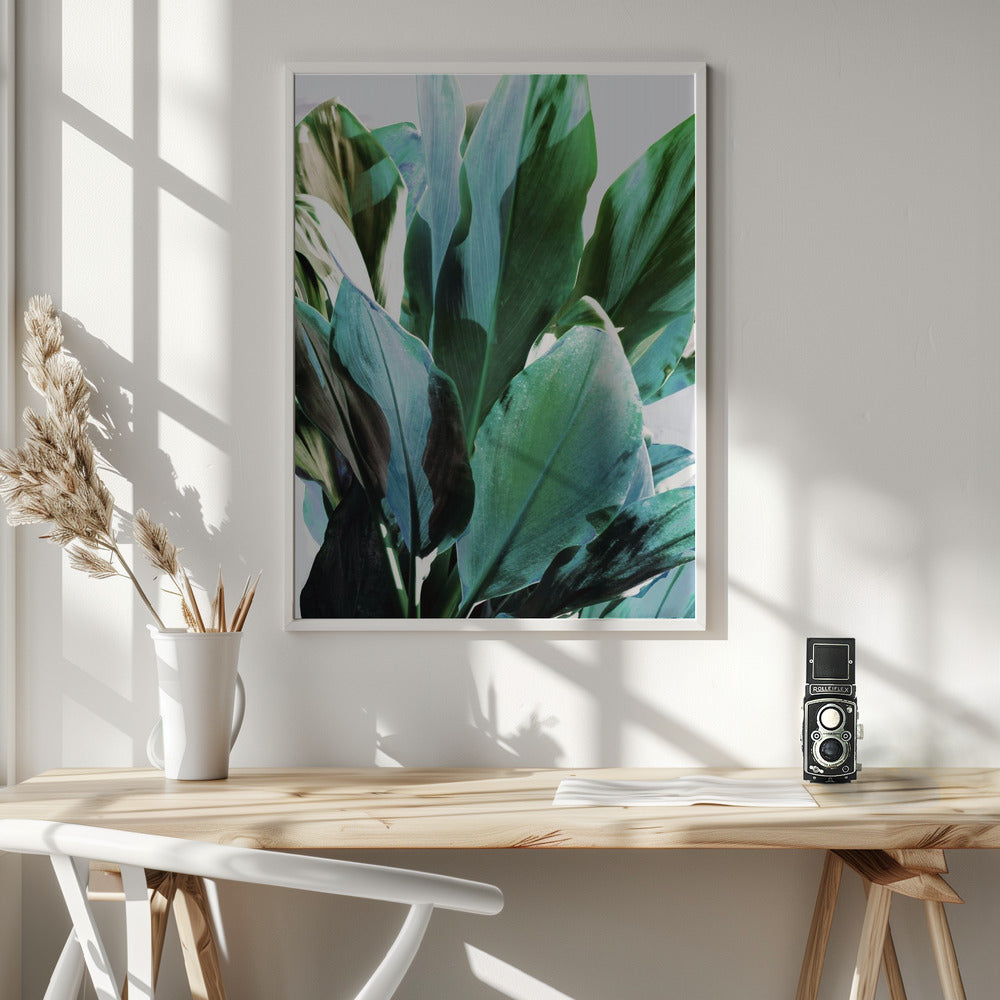 Green Leaves I Poster