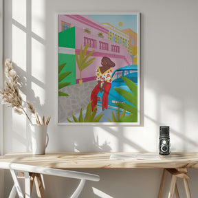 Tropical Woman Poster