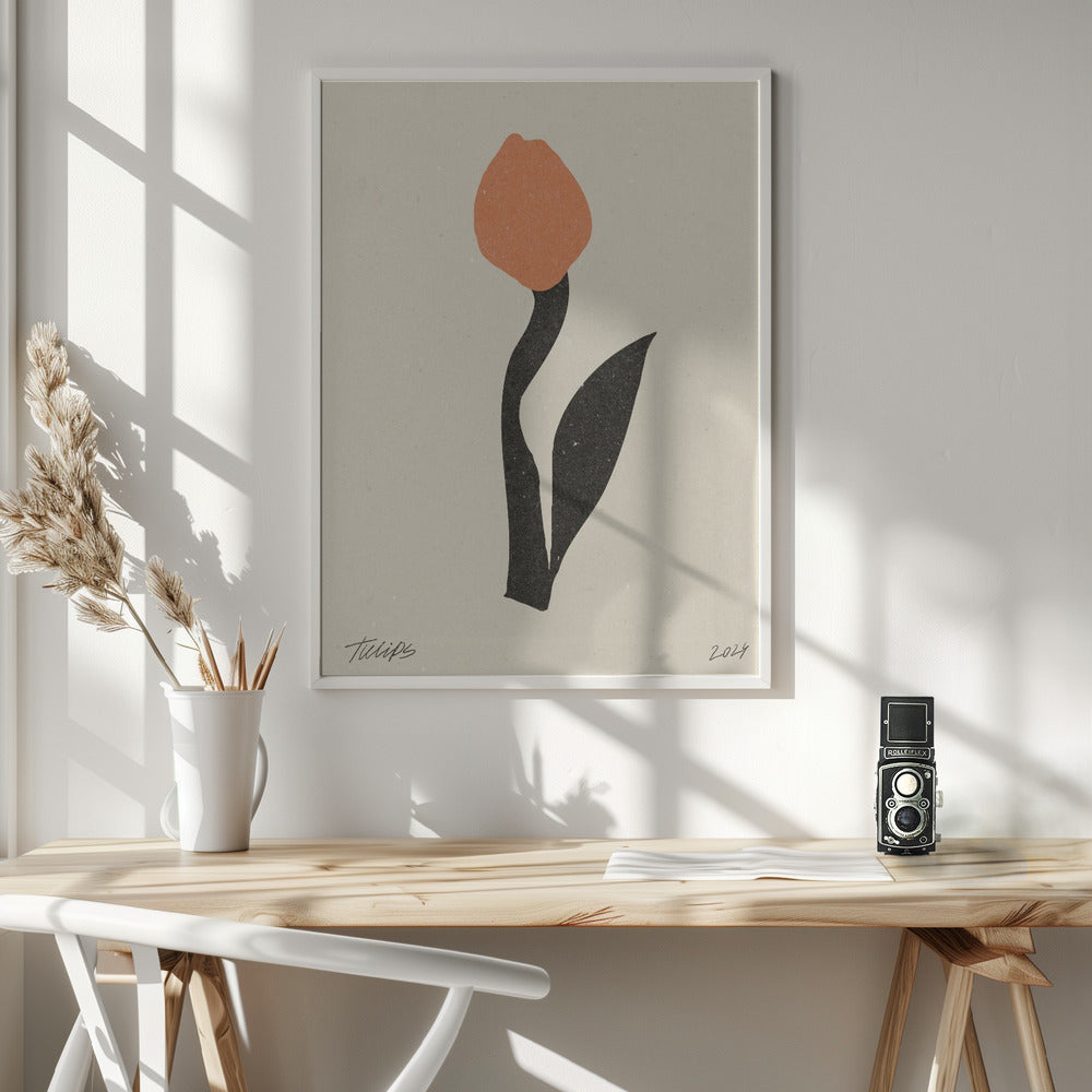 Modern Flower 01 Poster