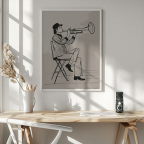 Trumpet Man Poster