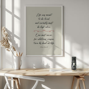 Eleanor Roosevelt quote Poster