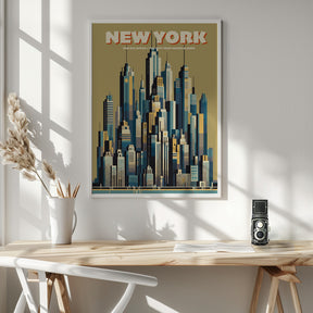 New York Skyline Poster