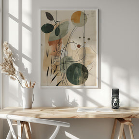 Abstract Beige No 2 Poster