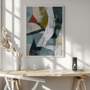 Abstract Fields No 2 Poster