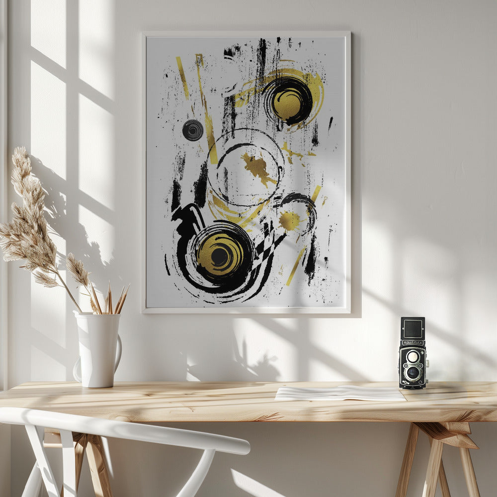 ABSTRACT ART Dynamic Game Poster