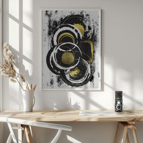 ABSTRACT ART Solid shapes Poster