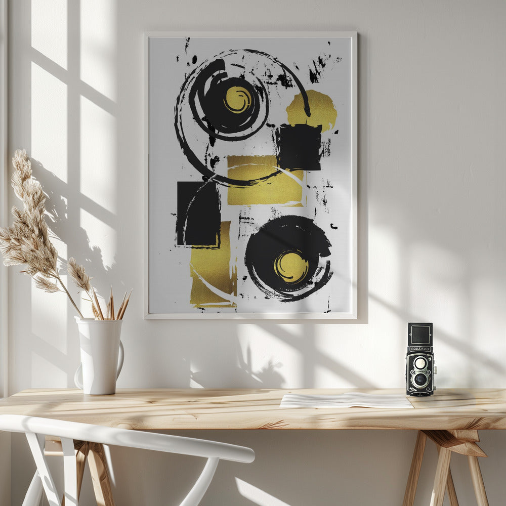 ABSTRACT ART Geometry Poster
