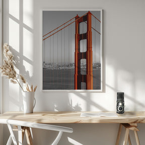 Golden Gate Bridge in Detail Poster