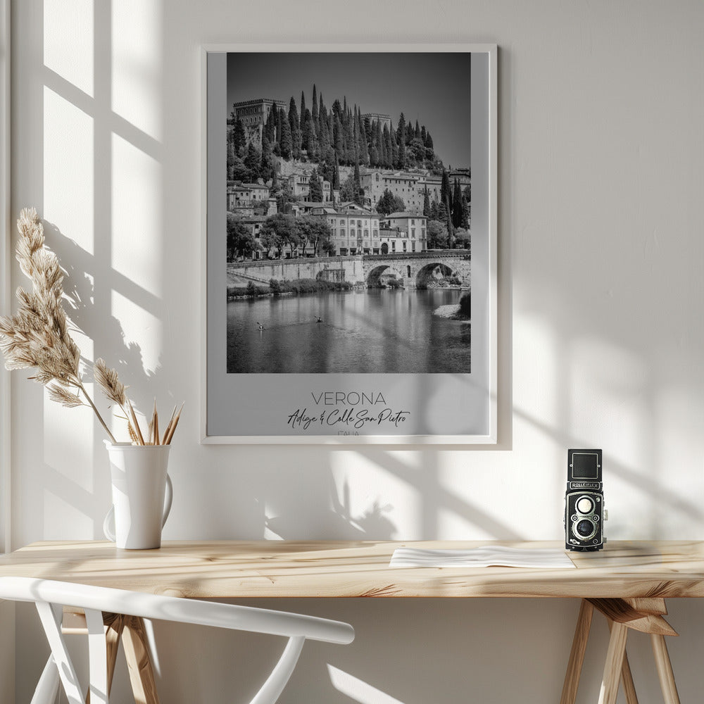 In focus: VERONA Adige and San Pietro Hill Poster