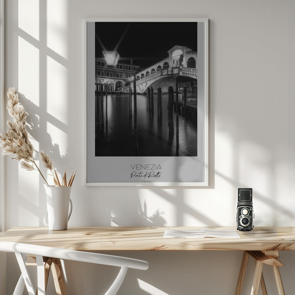 In focus: VENICE Rialto Bridge Poster