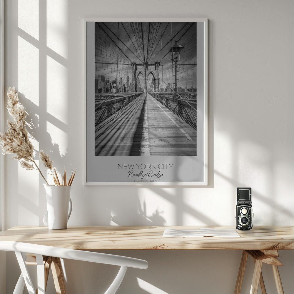 In focus: NEW YORK CITY Brooklyn Bridge Poster