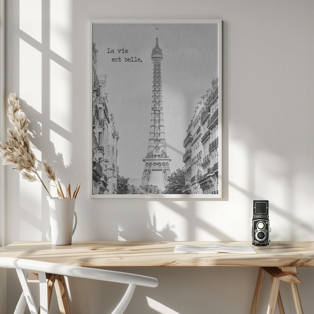 PARIS La vie est belle Poster