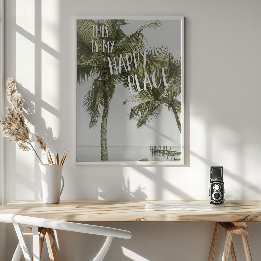 This is my happy place | Oceanview Poster