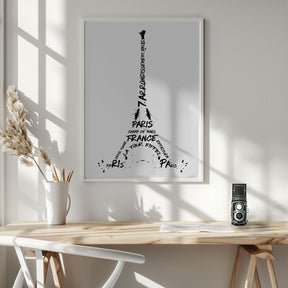 Digital-Art Eiffel Tower Poster