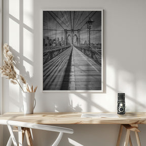 NEW YORK CITY Brooklyn Bridge Poster