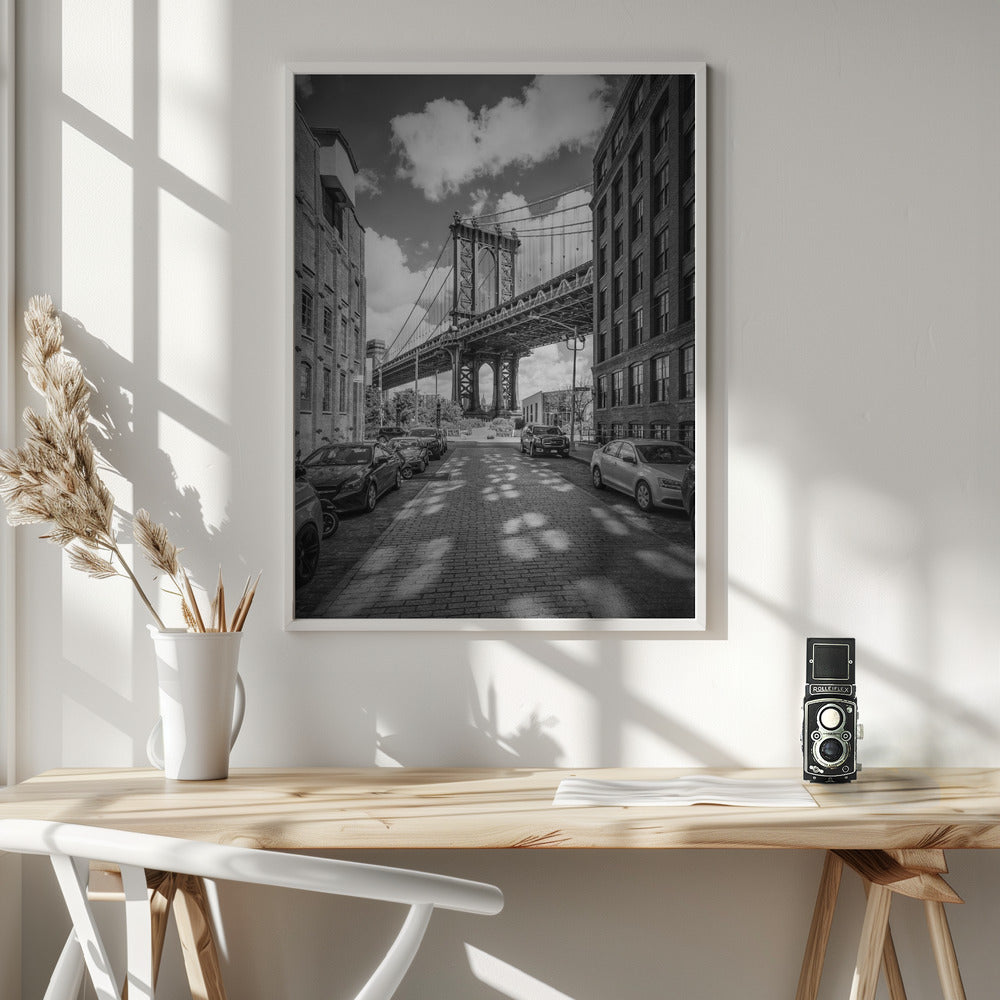 NEW YORK CITY Manhattan Bridge Poster