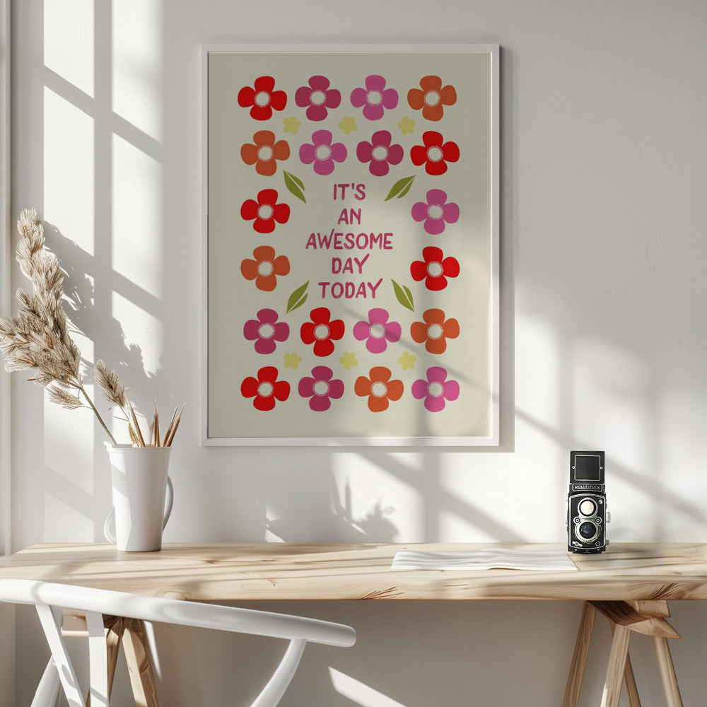 Awesome flowers Poster