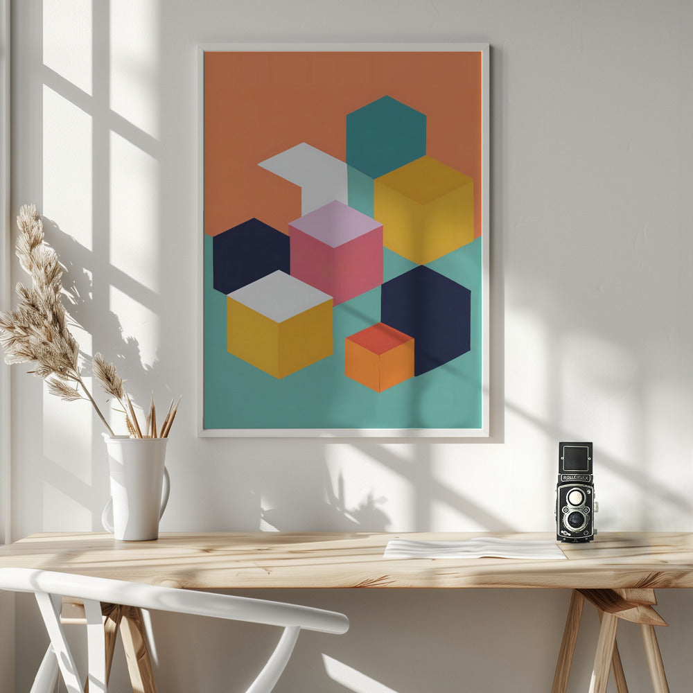 Cubes Poster