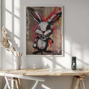 Scary Bunny Poster