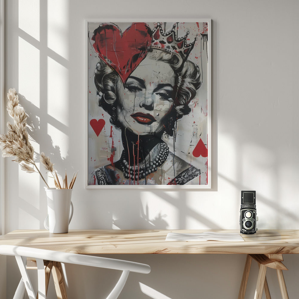 Queen of Hearts Poster