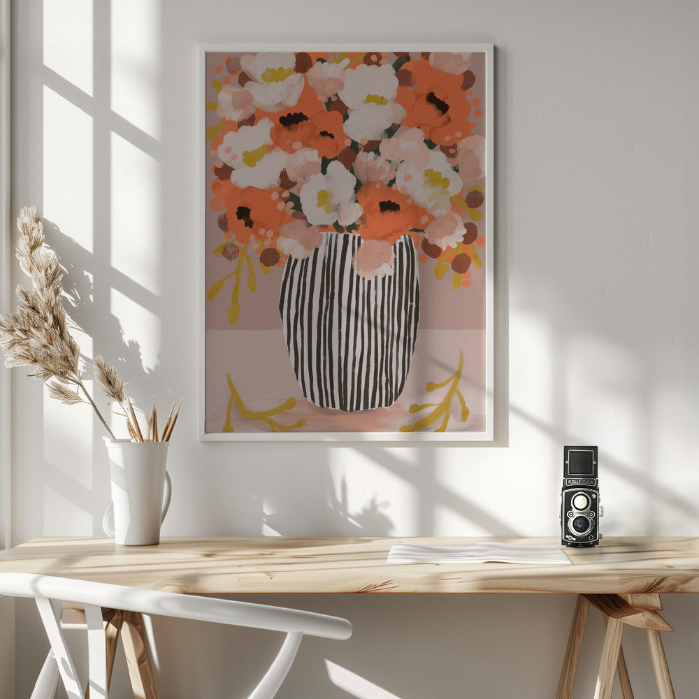 Pastel flowe rimpression no 10 Poster