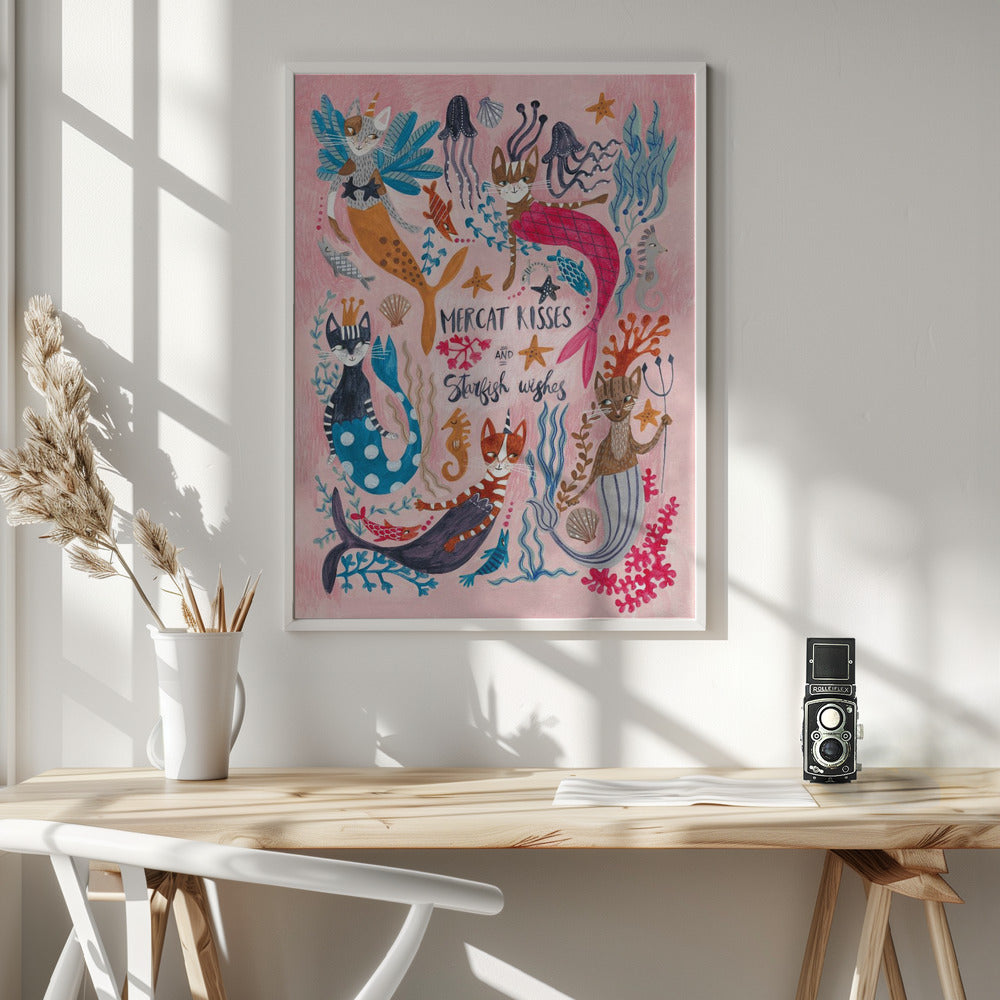 Mercats &amp; Caticorns Poster