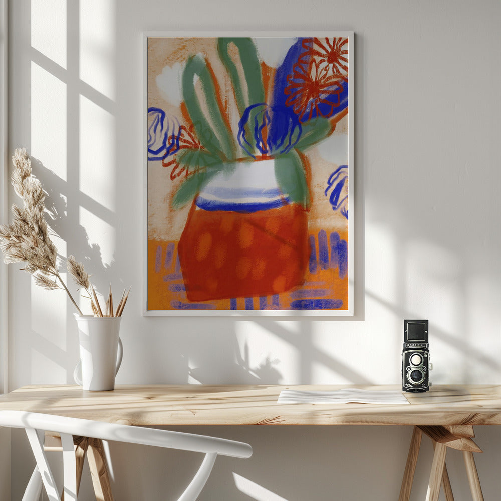 Floral stil llife no 1 Poster