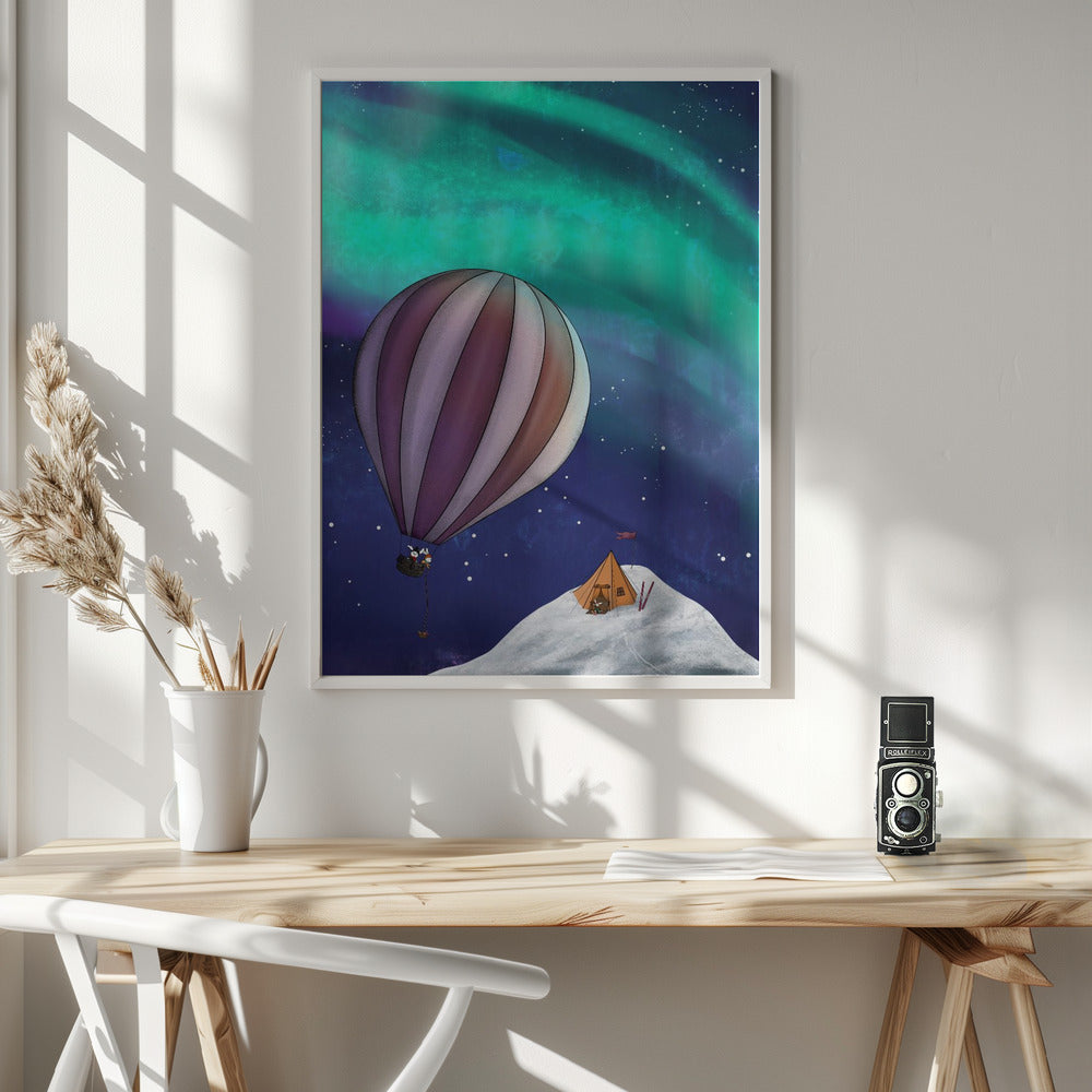 Hot air balloon trip Poster