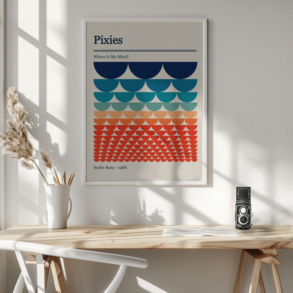 Pixies Retro gig poster Poster