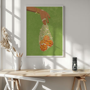 Fresh Oranges Poster