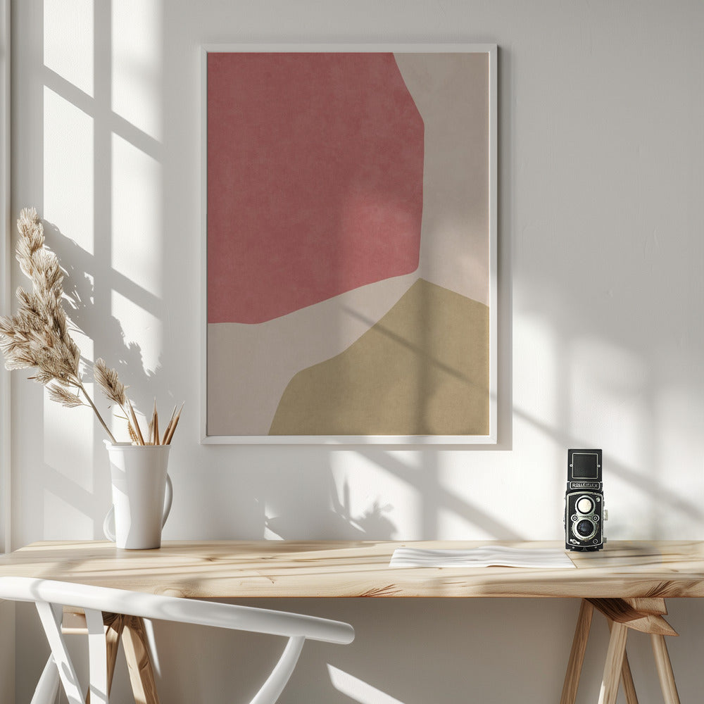 Abstract Pastell Poster